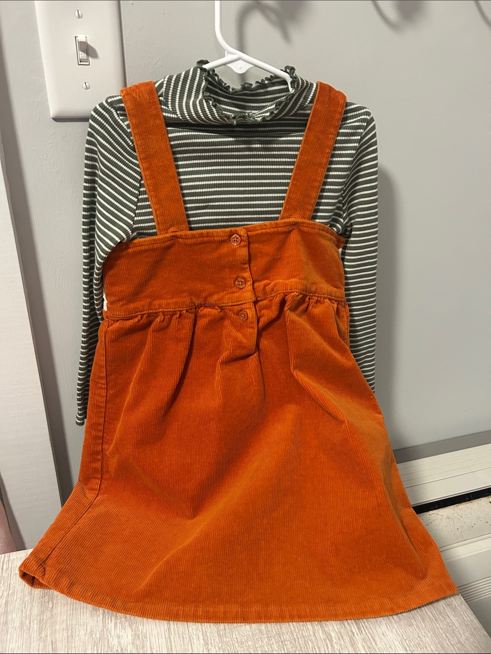 Like New Gymboree Sz 6 Fox Corduroy Girls Jumper Bundle Fall Back to School - Picture 3 of 9
